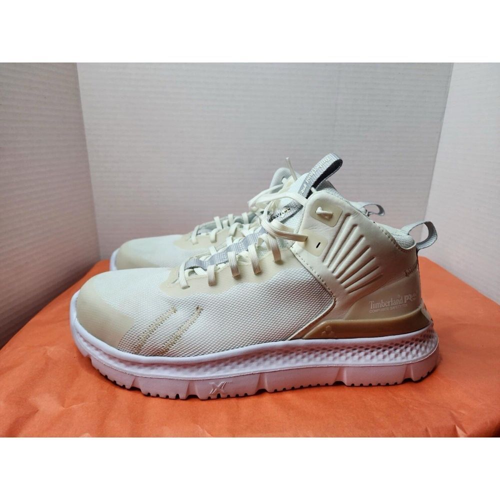 Timberland PRO Women Setra Composite Safety Toe Athletic Shoe Tan Champagne 8.5